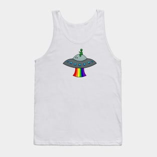 Peace Rainbow UFO Tank Top